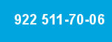922 511-70-06